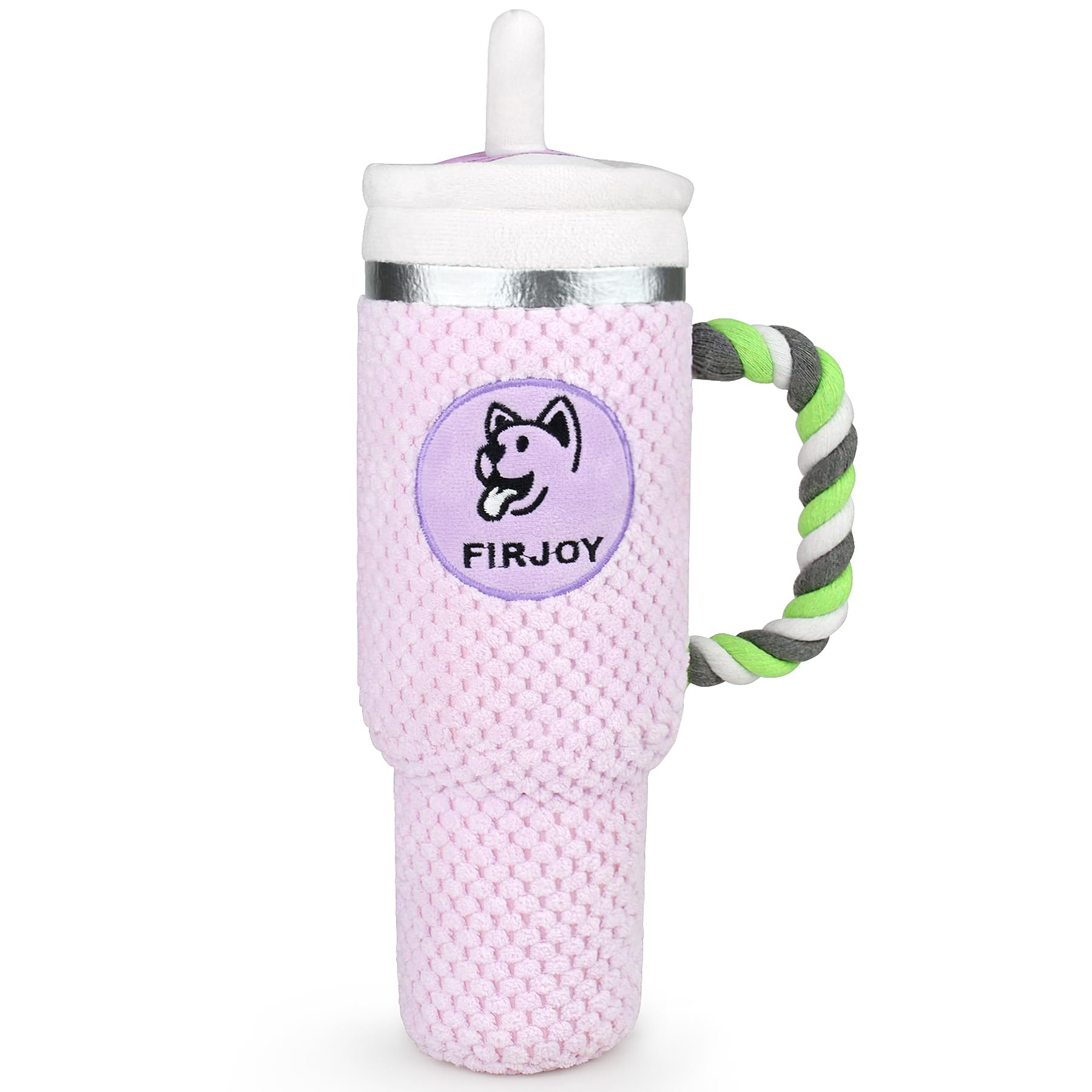 FirJoy™ Funny Dog Toys - Cute Stanley-Shaped Cup Squeaky Dog Toy