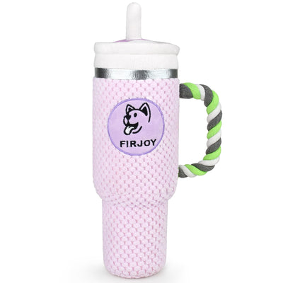 FirJoy™ Funny Dog Toys - Cute Stanley-Shaped Cup Squeaky Dog Toy