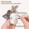 PetsBoro™ FeatherFun Flyer Simulated Chirping Bird Cat Toy