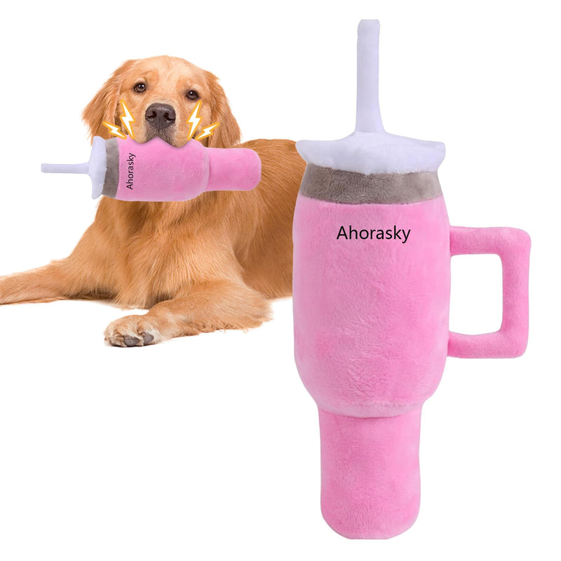 AhoRasky™ Cute Squeaky Dog Toys Cup - Soft Tumbler Funny Dog Toys